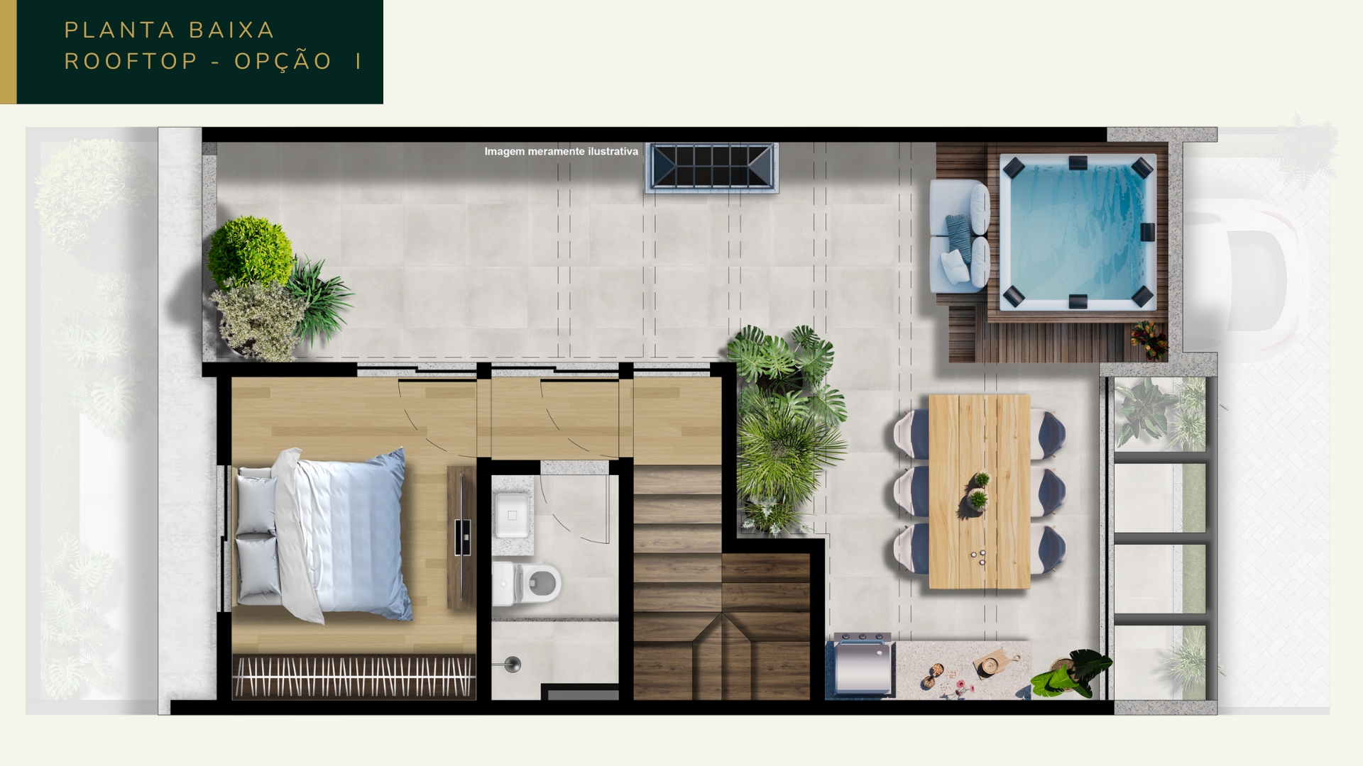 Banheiro da suíte master