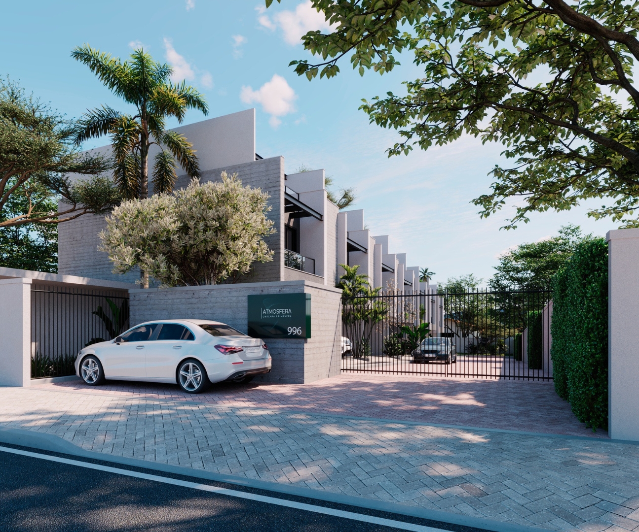 Fachada do Atmosfera | Chácara Primavera